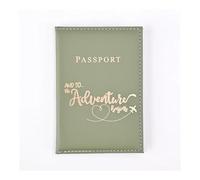 HIKOO DAILY Donne Uomini Lettera Amante Passaporto Cover Uomini Donne Viaggio Passaporto Custodia In Pelle Carino Passaporto Portafoglio Borsa Ragazza Porta Carte, Trasparente, Taglia unica
