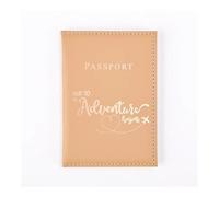 HIKOO DAILY Donne Uomini Lettera Amante Passaporto Cover Uomini Donne Viaggio Passaporto Custodia In Pelle Carino Passaporto Portafoglio Borsa Ragazza Porta Carte, Nero , Taglia unica