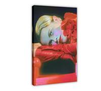 HIKPYY Zaho De Sagazan - Poster su tela, decorazione artistica da parete per soggiorno, camera da letto, 50 x 75 cm