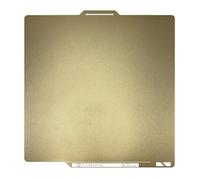 HIKUDIY Piastra di stampa PEI migliorata spessore 0,77 mm con codice QR, 257 × 257 mm su entrambi i lati Piastra di pressione in acciaio strutturato per Bambu Lab X1/X1C/X1E/P1P/P1S/A1