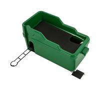 HIKUUER Distributore di palline da golf semiautomatico, con tracce e pedali, dispenser per palloni da golf, altezza regolabile, 100 palline, strumento per tarining