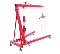 HIKUUER Gru idraulica pieghevole e bilanciatore del motore, per officine, officine, magazzini