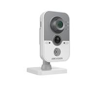 Hikvision 4MPX camera HD DS-2CD2443G0-IW IP Interno e esterno Cubo Nero, Bianco