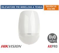 Hikvision AX Pro DS-PDC15-EG2-WE.Rivelatore infrarosso a tenda lungo raggio 15m