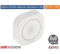 Hikvision AX Pro. DS-PS1-I-WE Sirena interna radio 110 db indicatore led Blue
