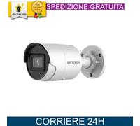 BULLET IP Hikvision 4MP, Ottica Fissa 2.8mm PoE, ACUSENSE