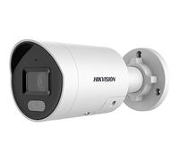 Hikvision Cámara de vigilancia Bullet DS-2CD2047G2-LU/SL(2,8 mm)(C) con 4 megapíxeles, iluminación de hasta 40 m, cámara ColorVu con imagen a color por la noche gracias a la luz blanca