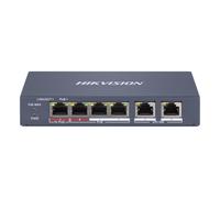 Hikvision Switch Smart DS-3E1106HP-EI 100M 6 porte Fast Ethernet PoE+ Gestito IP40