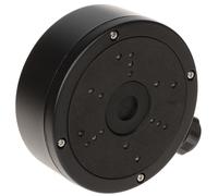 Hikvision DS-1280ZJ-S - Caja de conexiones para cámaras domo, uso en interiores y exteriores, capacidad de carga de 4,5 kg, color negro