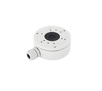 Hikvision DS-1280ZJ-XS Scatola di giunzione Deep base per ds-2cd2042wd-i rete IP telecamera Bullet, Alluminio, Bianco, Φ100 mm