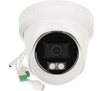 Hikvision DS-2CD2346G2H-IS2U/SL(2.8mm) 4 MP telecamera di rete fissa turret con AcuSense, luce stroboscopica e avviso acustico