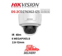 Hikvision DS-2CD2763G2-IZS 6 MP AcuSense Motorized Varifocal Dome Network NUOVO