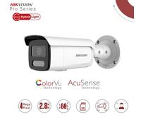 Hikvision DS-2CD2T47G2H-LISU/SL.ProSeries IP ColorVu 4Mpx Audio/strobo/Allarm WDR130db lente 2,8