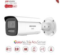 Hikvision DS-2CD2T47G3-LIS2UY/SL. ProSeries ColorVu 3.0 4Mpx audio/alarme WDR130db 2,8mm Ir/Led 60m