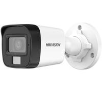 Hikvision - Telecamera bullet 4in1 Value Range - CMOS ad alte prestazioni da 2MP - Obiettivo da 2,8 mm | Portata IR 30 m - Audio tramite cavo coassiale | Microfono incorporato - Impermeabile IP67