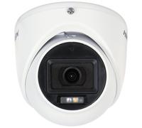 Hikvision DS-2CE76D0T-LMFS(2.8mm) Telecamera Turret Fissa Audio con Luce Ibrida Intelligente da 2MP per Interni