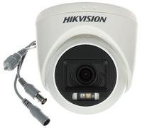 Hikvision DS-2CE76K0T-LPFS(2.8mm) 3K Telecamera Turret Fissa Audio con Luce Ibrida Intelligente da Interno