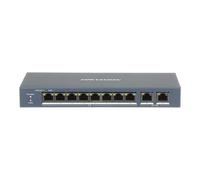 Hikvision DS-3E0310P-E/M Switch di rete 8 Porte PoE 10/100Mbps + 2 Porte 10/100/