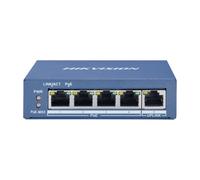 SWITCH HIKVISION L2, Unmanaged, 4 Gigabit POE ports, 1 Gigabit RJ45 uplink port,