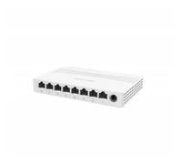 Hikvision switch 8 port gigabit unmanaged desktop switch 8 gigabit rj45 ports, desktop plastic switc