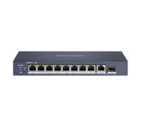 Hikvision - DS-3E0510HP-E - HIKVISION - Interruttore di rete - 10 Porte Gigabit - Strato 2-2 Porte Hi-PoE - Metallo - DS-3E0510HP-E