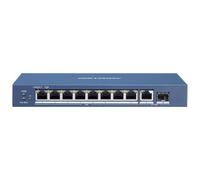 HIKVISION DS-3E0510P-E/M UNMANAGED SWITCH 8 PORTE POE GIGABIT 1PT SFP 1PT UPLINK