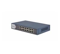 HIKVISION - Hikvision Switch 16 Port Gigabit Unmanaged Switch 16 Gigabit Rj45 Ports, 19-inch Rack-mountable Ste