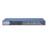 Hikvision DS-3E0526P-E switch di rete Non gestito Gigabit Ethernet (10/100/1000) Supporto Power over (PoE) Blu [DS-3E0526P-E]