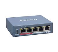 Hikvision - DS-3E1105P-EI Switch di rete - 4 porte PoE - 1 porta RJ45 - Protezione contro i fulmini 6KV - DS-3E1105P-EI