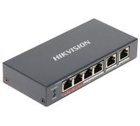 Hikvision Switch Smart DS-3E1106HP-EI 100M 6 porte Fast Ethernet PoE+ Gestito IP40