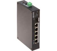 HIKVISION SWITCH 4 PORT FAST ETHERNET SMART HARSH POE SWITCH 4 10/100M POE PORTS, 1 GIGABIT RJ45, 1
