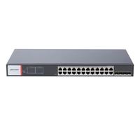 Hikvision DS-3T1528HP-SI-24P4F switch di rete Gestito Gigabit Ethernet (10/100/1000) Supporto Power over (PoE) Nero [DS-3T1528HP-SI-24P4F]