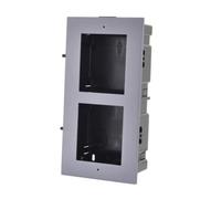 Hikvision DS-KD-ACF2/Plastic Cassetta da incasso 2 Moduli - Completa di Cornice
