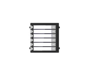 Hikvision DS-KD-KK. VideoIntercom KD8 Pro Modulo pulsantiera a 6 tasti.