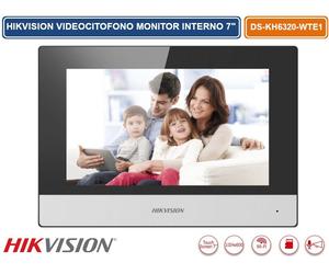 HIKVISION DS-KH6320-WTE1 POSTAZIONE INTERNA MONITOR7" TOUCH SCREEN WIFI/IP SD