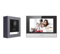 Hikvision Ds-kis602(B) - Kit Videocitofono Ip 2 mp Con Display Touch 7″, Poe