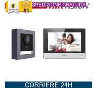 Hikvision DS-KIS602 Videocitofono IP Kit Completo - Sicurezza Avanzata