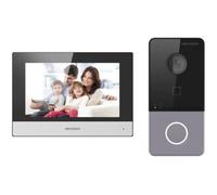 Hikvision Ds-Kis603-P(B) Kit Videocitofono Ip Per Ville E Case Unifamiliari