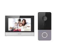 Hikvision DS-KIS603-P(C)/EU sistema per video-citofono 2 MP 17,8 cm (7") Nero, Grigio, Argento [DS-KIS603-P]