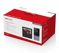 Hikvision DS-KIS606-P Kit Videocitofono IP WiFi Touch 7" Pulsante Fisso PoE App
