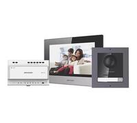 Hikvision Ds-Kis702y Kit Videocitofonico Monofamiliare 7” Touch Screen Lcd 2-Wire Serie Y Pro Bifilare Full Hd 1080p Ip65 P2p Hik-Connect