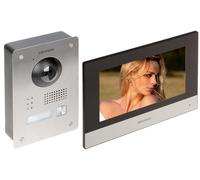 Hikvision Video Citofono 2 Fili Kit Completo Monofamiliare 7" Full HD Videocitofono Smart Montaggio a Superficie o a Incasso IP65 Sistema di Controllo degli Ingressi di Alta Qualità