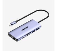 Hikvision hiksemi hub 11 in 1, fast charge, hdmi, vga,sd, tf, usb3.0*2, usb2.0*2, audio, rj4