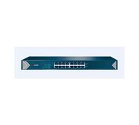 HIKVISION - Hikvision Switch 16 Port Gigabit Unmanaged Switch 16 Gigabit Rj45 Ports, 19-inch Rack-mountable Ste