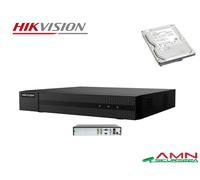 KIT VIDEOSORVEGLIANZA HIKVISION 2 TELECAMERE 2 MPX DVR 4 CANALI HD 2 TB