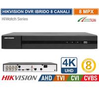 HIKVISION HWD-7104MH-G4 TURBO HD DVR 4K 8MPX 4 CANALI 5IN1 TVI AHD CVI CVBS IP