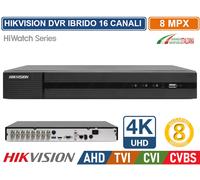 HIKVISION HWD-7216MH-G2 TURBO HD DVR 4K 8MPX 16 CANALI 5IN1 TVI AHD CVI CVBS IP