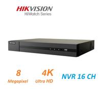 HIKVISION HWN-4116MH D HIWATCH SERIES NVR 4K HD 16CH@8MPX H.265+80MBPS P2P ONVIF