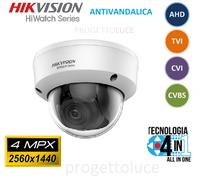 HIKVISION HWT-D340-VF TELECAMERA DOME VARIFOCAL 4IN1 TVI/AHD/CVI/CVBS 4MPX IP6