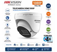 HIKVISION HWT-T320-VF Telecamera Dome 4in1 2MP 1080P Varifocale 2.8-12mm IR 40m
